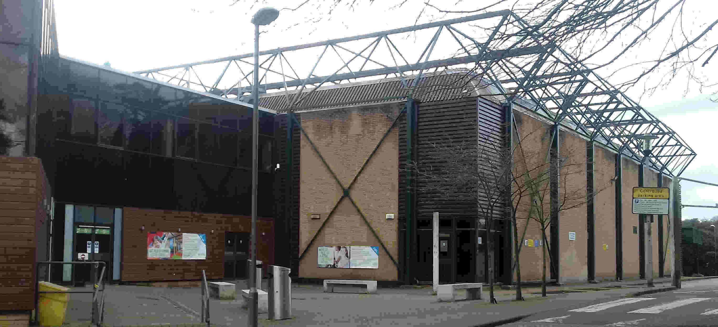 Donyngs Leisure Centre, Redhill. Offers badminton, 5-aside football, basketball, trampolining and gymnastics club for pre and school age children. We also have 5 squash courts with viewing gallery, a large Adventureland soft play and cafe.